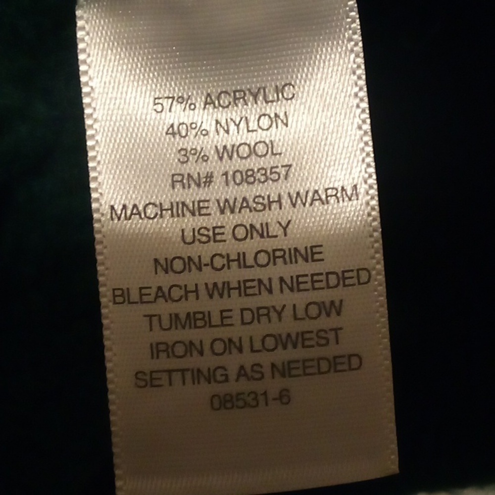 NWT - Liz Claiborne Green Long Sleeve Knit Sweater - Size Small - Picture 6 of 7